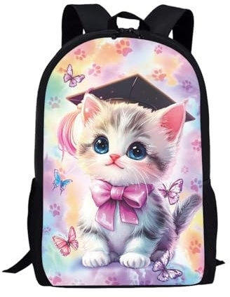 Wnbucioht Kids Backpack for School Boys Girls 4-12 Personalized Schoolbags Kindergarten Toddler School Bookbag