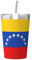 Botella térmica con diseño de bandera de Venezuela, ultraligera y portátil, apta para todas las estaciones