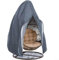 Patio Hanging Egg Chair Cover, Outdoor Cocoon-Swing Egg Chair Covers Waterproof with Zipper Dustproof for All Season Use(grey)