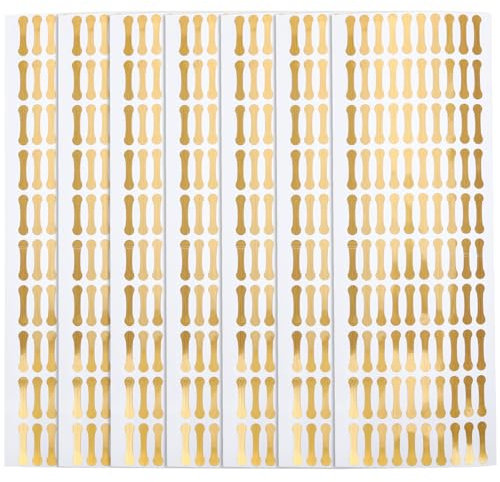 Angoily 500 Stück Tamper Lebensmittelverschlussetiketten Selbstklebende Aufkleber für Frische und für Kleine Unternehmen und Lebensmittelbehälter