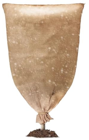 Befeixue Jute Pflanzenabdeckung,Jute Frostschutzvlies Pflanzenschutz | Frostschutz Für Gemüse Blumen Bäume Bei Schnee Regen