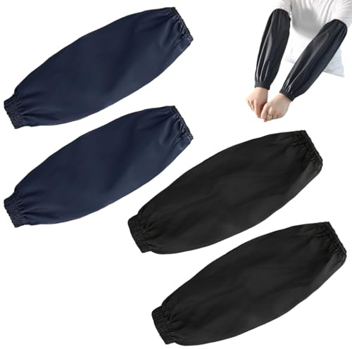 3 Paires de Manchons de Jardin Topiaire, 18x36 cm Manchon Résistants, Manchons de Bras Imperméables et Résistants à L'Huile, Poignets élastiques du Poignet au Coude, Outil de Cuisine de Protection