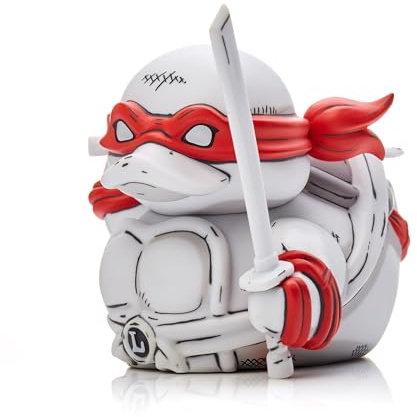 TUBBZ TMNT - Comic Style Leonardo – Sammelfigur, 9 cm | Offiziell lizenzierte TMNT Vinylfigur – mit Badewannen-Display, ideal zum Sammeln, Ausstellen und Verschenken
