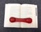 Weighted Bookmarks Echtes Leder, gewichtetes Lesezeichen für freihändiges Lesen, Buchhalter für Kochbücher und Arbeitszimmer, 21,6 cm