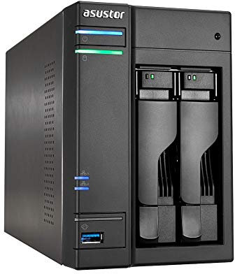 Asus Tor as6302t NAS 2 Bay di sistemi, Intel APOLLO Lake, Dual Core, 2 GB SO-DIMM DDR3L, Gbex 2, USB 3.0 X 4 (Type 3 X A, E 1 X C)