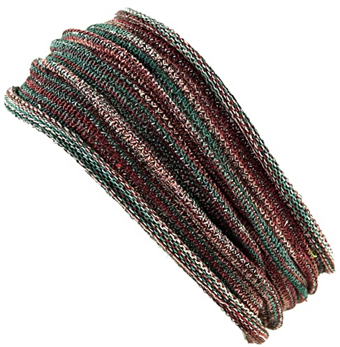GURU SHOP Magic Hairband, Dread Wrap, Schlauchschal, Stirnband - Haarband Olive Melliert, Herren/Damen, Baumwolle