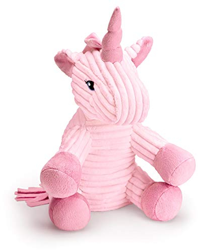 Mousehouse Gifts - Einhorn-Kuscheltier - Cord - Rosa - 25 cm (10)