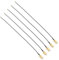 DollaTek 5Pcs 20cm / 7.8 U.FL Mini PCI zum Verpolen SMA Pigtail Antenne WiFi Kabel IPEX zum SMA Female Pigtail Kabel WiFi Adapter FPV Antennensender - Äußere Spirale innere Nadel