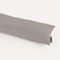 Schöner Leben. Boudin de porte aspect lin effet Lurex Glamour Uni Gris clair argenté Différentes tailles au choix 120 cm