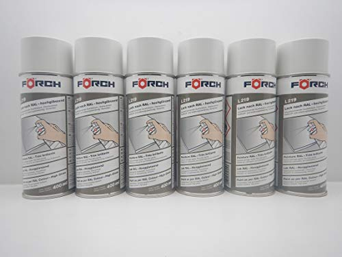 FORCH PAPYRUSWEISS Weiss RAL 9018 Lack LACKSPRAY Spray SPRAYDOSE 400ML (6)