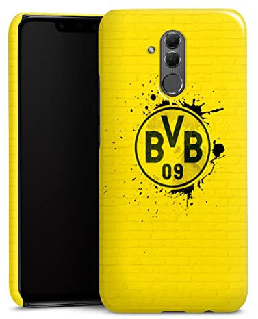 Premium Case kompatibel mit Huawei Mate 20 Lite Smartphone Handyhülle Schutzhülle glänzend BVB Borussia Dortmund Offizielles Lizenzprodukt