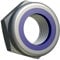 M4 Zinc Plated Alloy Steel Lock Nut with Nylon Insert Locknut Hex for Bolt, Zinc Plated Finish - Locking Stop Nuts ISO 10511 DIN 985 (Pack of 10) (4mm Ø)