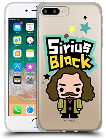 Head Case Designs Offizielle Harry Potter Sirius Black Deathly Hallows XXVIII Gel Handyhülle Hülle [Militärischer Schutzgrad] Kompatibel mit Apple iPhone 7 Plus/iPhone 8 Plus