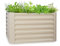 blumfeldt Jardineras Exterior Grandes Jardín, Huerto Urbano Terraza, Plantas, Vegetales, Hierbas, Capacidad 600 l. Maceteros Exterior Elevados Metálicos, Resistente al Intemperie, 100x60x100, Beig