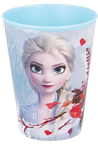 STOR Gobelet en Plastique réutilisable de 260 ML La Reine des Neiges