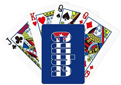 Juego de mesa divertido con nombre de la bandera del país de Cuba