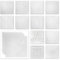HEXIM Pannelli per soffitto 50x50cm Piastrelle in polistirolo XPS bianco, Rivestimento Suffitti Design Decorativi (NR.16, 2 m²)