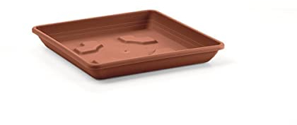 Topfino Quadratischer Untersetzer 25 cm Terracotta