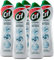 5 x Cif Reiniger in Creme mit Partikeln, 100 % natürlich, 5 Flaschen à 500 ml