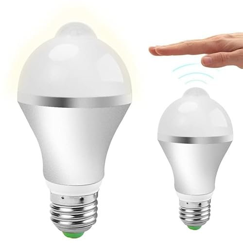 AGIPS Wide voltage lights 20pcs AC85-265V LED PIR Motion Sensor Lamp E27 E26 B22 Led Bulb 5w 7w 9w White/Warm White Auto Smart PIR Infrared Body Motion Household bulbs