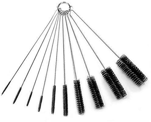 Générique 10Pcs Kettle Teapot Spout Nozzle Brush Set Bottle Tube Brush Pipe Cleaner Glasses Straw Cleaning Brush 10PCS