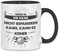wowshirt Tasse Personalisiertes Geschenk für Handwerker mit Namen Baustelle Heimwerker Spruch, Farbe:White - Black