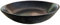 PintoCer - 2 assiettes creuses en grès, 22 cm, bol à soupe, pâte, salade ou céréales, couleur : noir