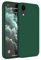 Topme Cover per iPhone XR (6.1 Inches) Custodia Case, Protezione Della Pelle Della Custodia in Silicone Tpu - Verde scuro