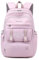 FANDARE Zaini Scuola Zaini Casual Zaino Scuola Media Zaino da viaggio Zaini Cartelle Ragazze Ragazzi Borsa Zaino zaino donna universitá Zainetto per Studenti Primarie Uomo Zainetto Viola