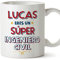 MUGFFINS Tazas Personalizadas para INGENIERO CIVIL hombre - En Español - Eres Súper - 11 oz / 330 ml - Regalo Personalizable original y divertido