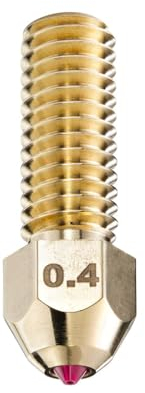 MOD3DP Ruby Tip - Boquilla de impresora 3D para impresora 3D K1/K1 Max, resistente a la abrasión, forma de embudo, para todos los materiales (K1/K1 Max, 0,4 mm)