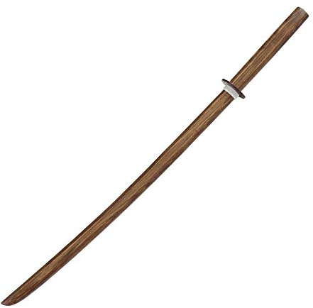 DEPICE Bokken Bois de frêne, Longueur env. 101 cm, Poids env. 580 g, Support Tsuba, Iaido Aikido