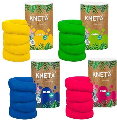 KNETÄ KNET Set I SPARBUNDLE I XXL Papierdose (1.000g) - Vegane Spielknete für Kinder ab 1 Jahr I Made in Germany (Bundle M (1))