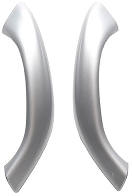 Poignée Porte Intérieure De Voiture Pour Bmw Pour X1 Pour X2 Pour F48 Pour F49 Pour F39 Poignée Intérieure Voiture Accoudoir Porte Intérieure Panneau Traction Revêtement D'habillage ( Couleur : Silver