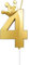 Yiran Gold 4th Birthday Candles with Crown, 3inch Giant Number 4 Candle, 4th Birthday Candle for Cake,Happy Birthday Candle, Cake Candles Cake Topper Decorations for Girls Boys Birthday Party Supplies