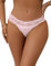 comeondear String Tanga Damen Spitze Sexy Unterhose Thong Slips Seamless Hipster Nahtlose Slips Stretch Unsichtbar Unterwäsche Höschen(Rosa,M-L)