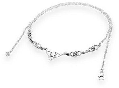 Windalf Irisches Collier TRINY 47 cm Keltische Dreiheit Halskette Celtic Halsschmuck 925 Sterlingsilber