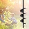 Garden Auger Drill Bit Black Wood Drill Bit Sets Hex Shank Spiral Drill Bit Carbon Steel Extra Long Woodworking Drill Bit Sets Drive Drill Solid Shaft for Planting,Bulb Planters Planting Auger, 5*60cm