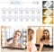 OSDUE 14 LED Spiegelleuchte, Hollywood Schminklicht für Spiegel, 3 Farbe Dimmbar Schminklicht, Schminktisch Leuchte, Make Up Licht, Schminkleuchte, Spiegellampe für Kosmetikspiegel, Badzimmer Spiegel