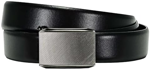 LLOYD-Automatic-Leder-Gürtel 35mm, kürzbar, bombiert, BLACK, BW 105