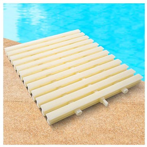 Rejillas de desbordamiento de piscina ABS, cubiertas de colador de drenaje de ducha, rejillas de desbordamiento de empalme de tres orificios drenaje de agua interior y exterior(25x100CM/2pcs)