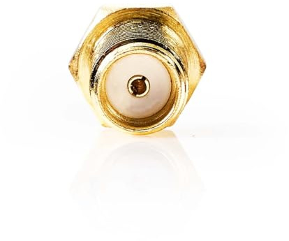 NEDIS SMA Adapter - SMA-Buchse - TS9 - Vergoldet - 50 Ohm - Gerade - Kupfer - Gold - 2 Stück - Box