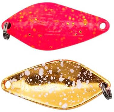 Leurres ondulants colorés pour pêche à la truite en étang, lot de 2 (IT23-DD)