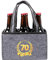 KHstylehoo Geschenk 70 Geburtstag Mann, 70. Geburtstag Mann Flaschentasche, Flaschentasche 6 Flaschen Geschenk Zum 70 Geburtstag Mann, Männerhandtasche Bier für 70 Jahre Alten Vater, Ehemann
