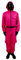 Spieler Game 2 Kostüm ,Faschingskostüme Costume Merch für Erwachsene Soldat Cosplay Jumpsuit Set Overall mit Kapuze ohne Maske,Verkleidung für Partys,Karneval & Halloween(#B Kind Hot Pink,9-10 Jahre)