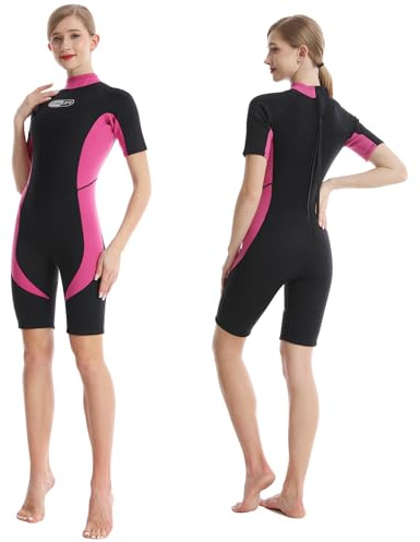 Gimilife Combinaisons de Plongée pour Homme et Femme, Combinaison Plongée Homme Shorty 3MM/ FullWetsuit Néoprène Femme pour Rester au Chaud dans l'eau Froide Lors de Plongée, Ssurf, Snorkeling