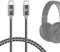 GEEKRIA Cavo audio USB-C compatibile con cuffie Apple, Beats, Sennheiser, B&W, JBL, Razer, per telefoni e cuffie (1,2 m)