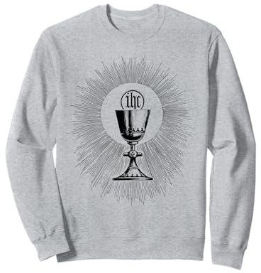 Calice pour messe catholique Eucharistie Première Communion Sweatshirt
