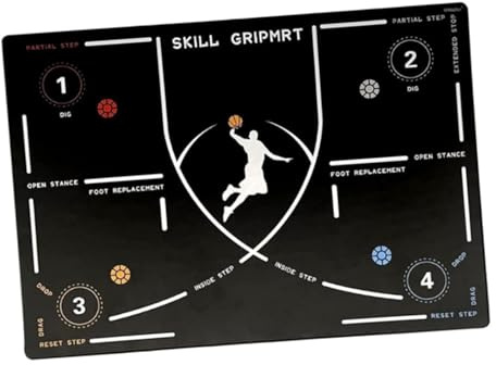Geavonyg Sprungkontroll Trainingsmatte für Indoor Basketball, Kinder, Schüler, Dribbelkontrollmatten