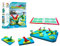 SmartGames - L'Archipel des Dinosaures - Jeu de Réflexion - Reconstituez les îles et sauvez les dinosaures verts - 80 Défis de Différents Niveaux - 1 Joueur - A partir de 6 Ans